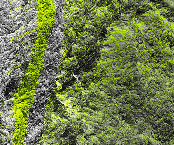 Paul-Émile Rioux, crop from “Digital Cliff” series Pa 1b, Proof